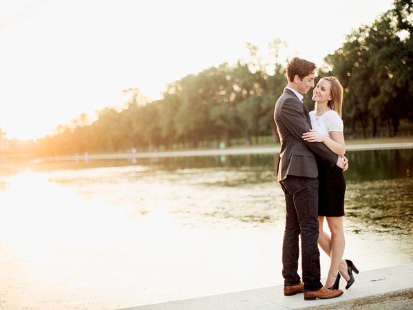 A Surprise Proposal | Paige and Charles | Lincoln Memorial | Washington DC Engagement | © Carly Arnwine Photography