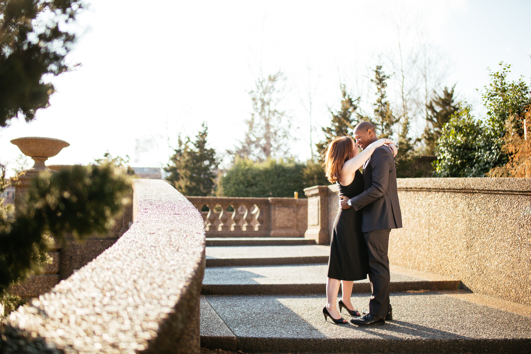 A Scavenger Hunt Proposal | Meridian Hill Park | Washington, DC Engagement | © Carly Arnwine Photography