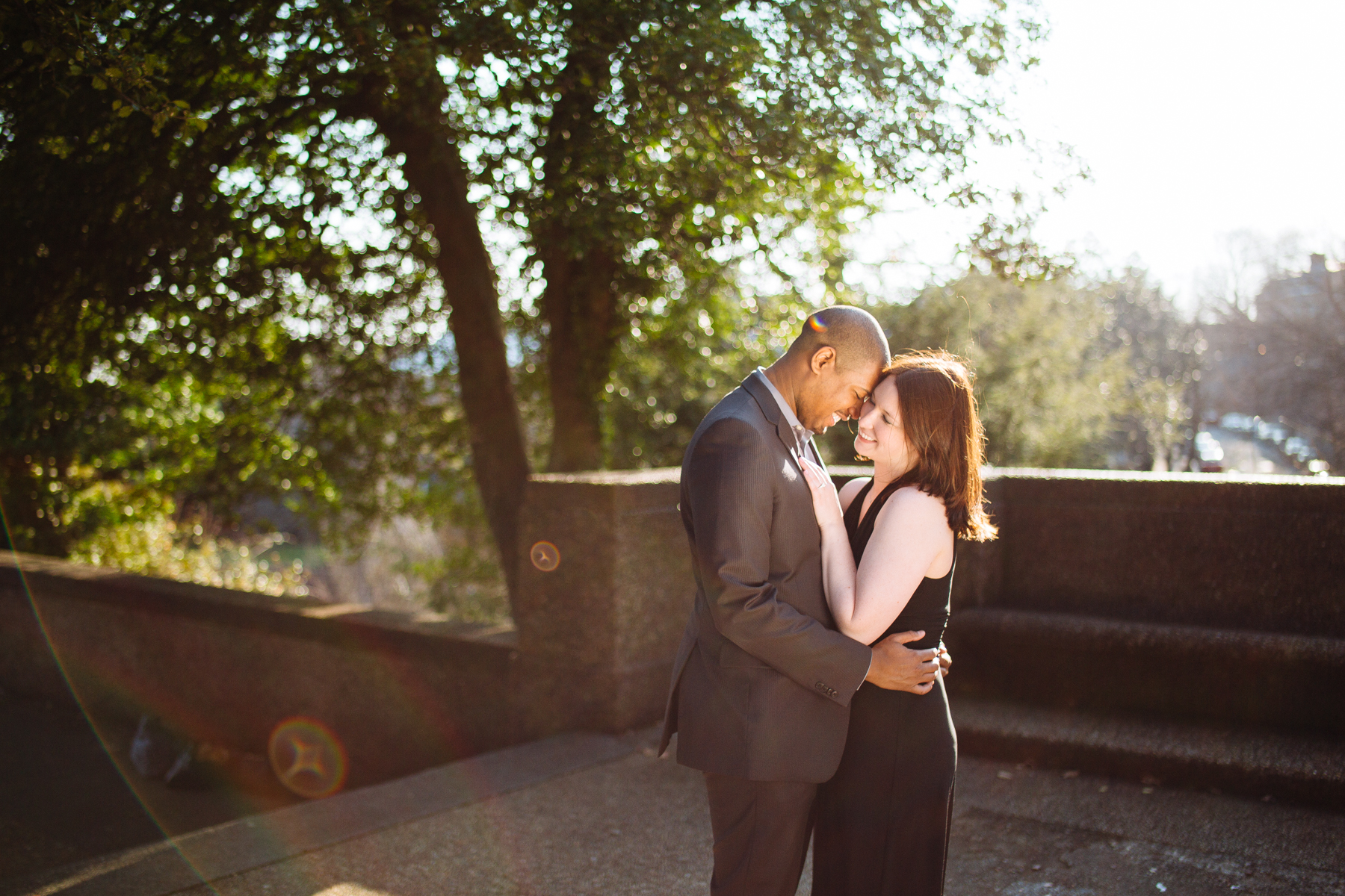 A Scavenger Hunt Proposal | Meridian Hill Park | Washington, DC Engagement | © Carly Arnwine Photography