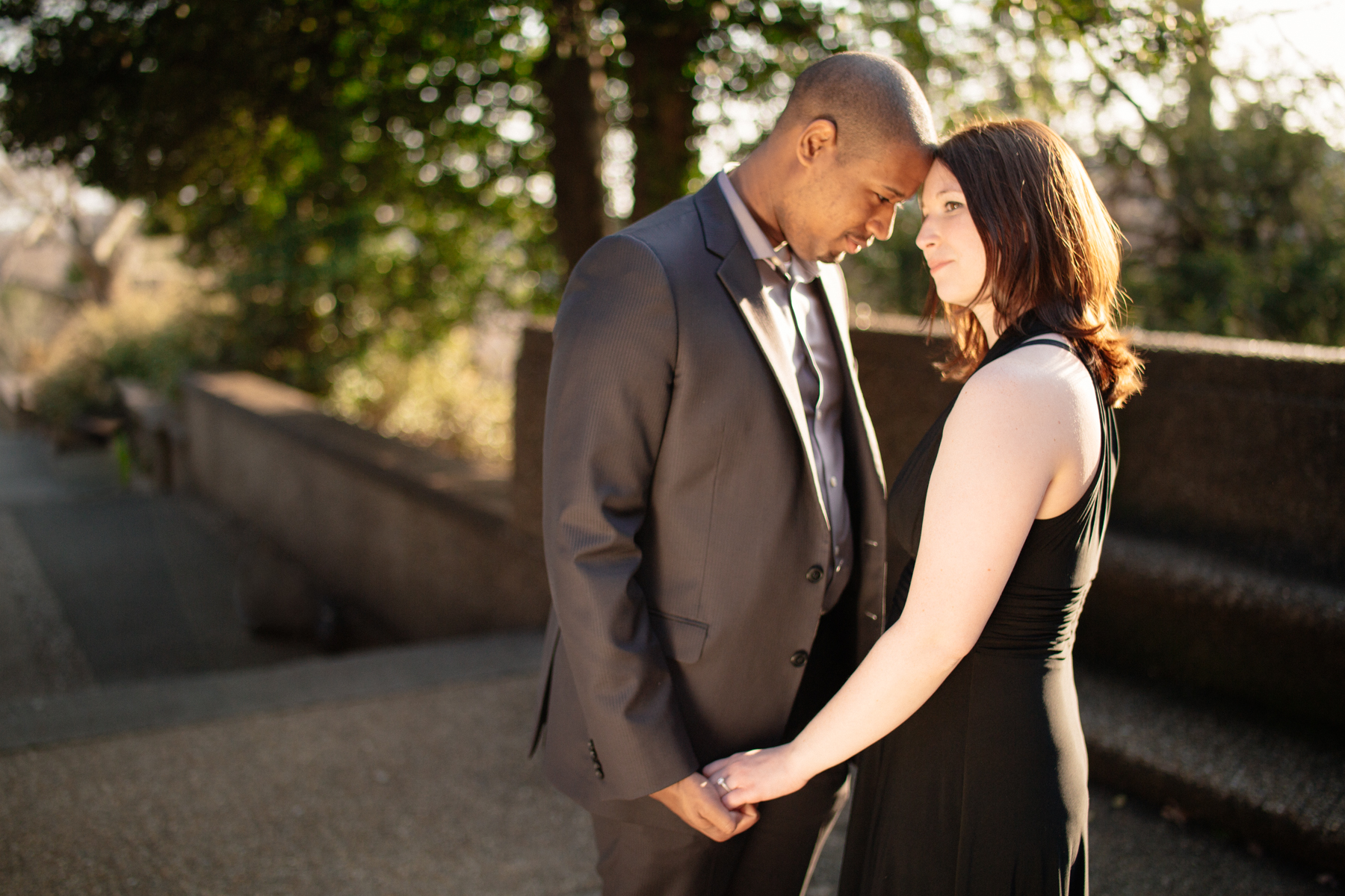 A Scavenger Hunt Proposal | Meridian Hill Park | Washington, DC Engagement | © Carly Arnwine Photography