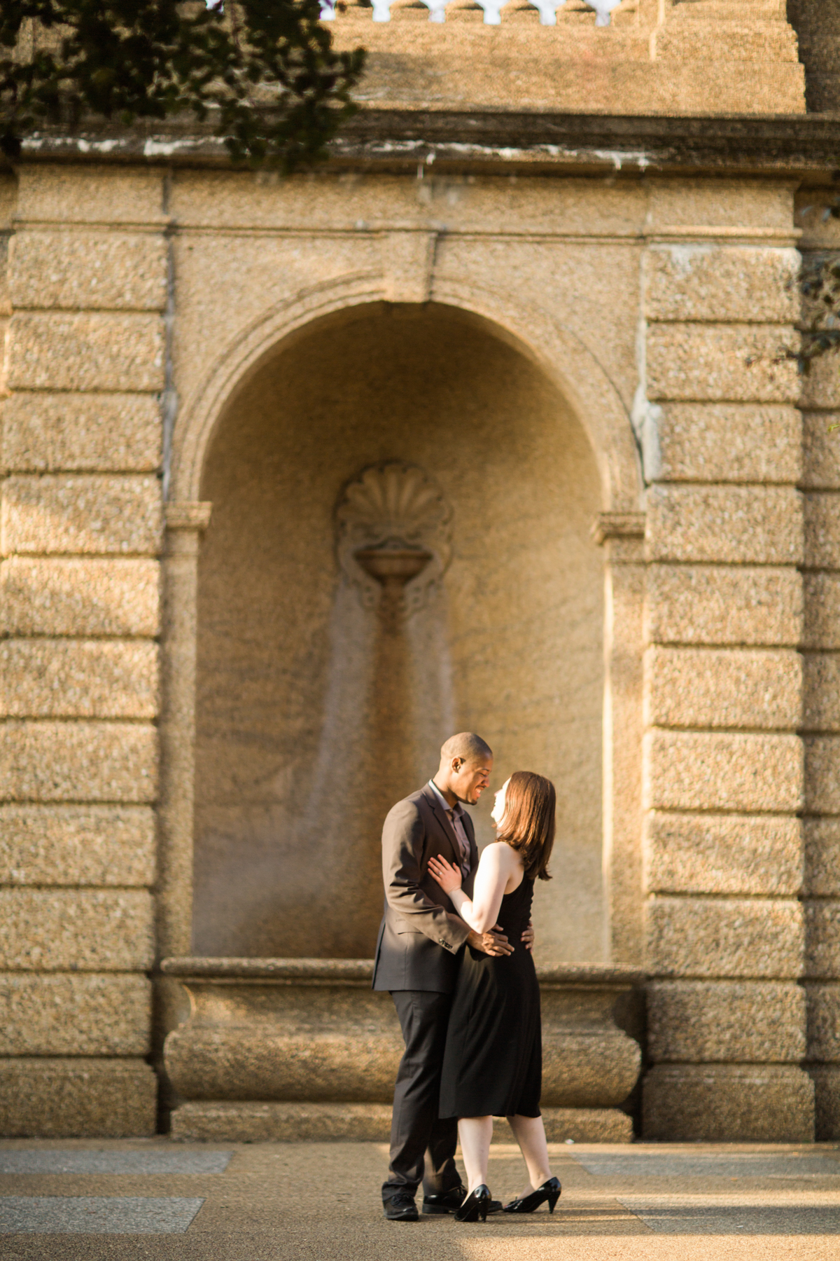 A Scavenger Hunt Proposal | Meridian Hill Park | Washington, DC Engagement | © Carly Arnwine Photography