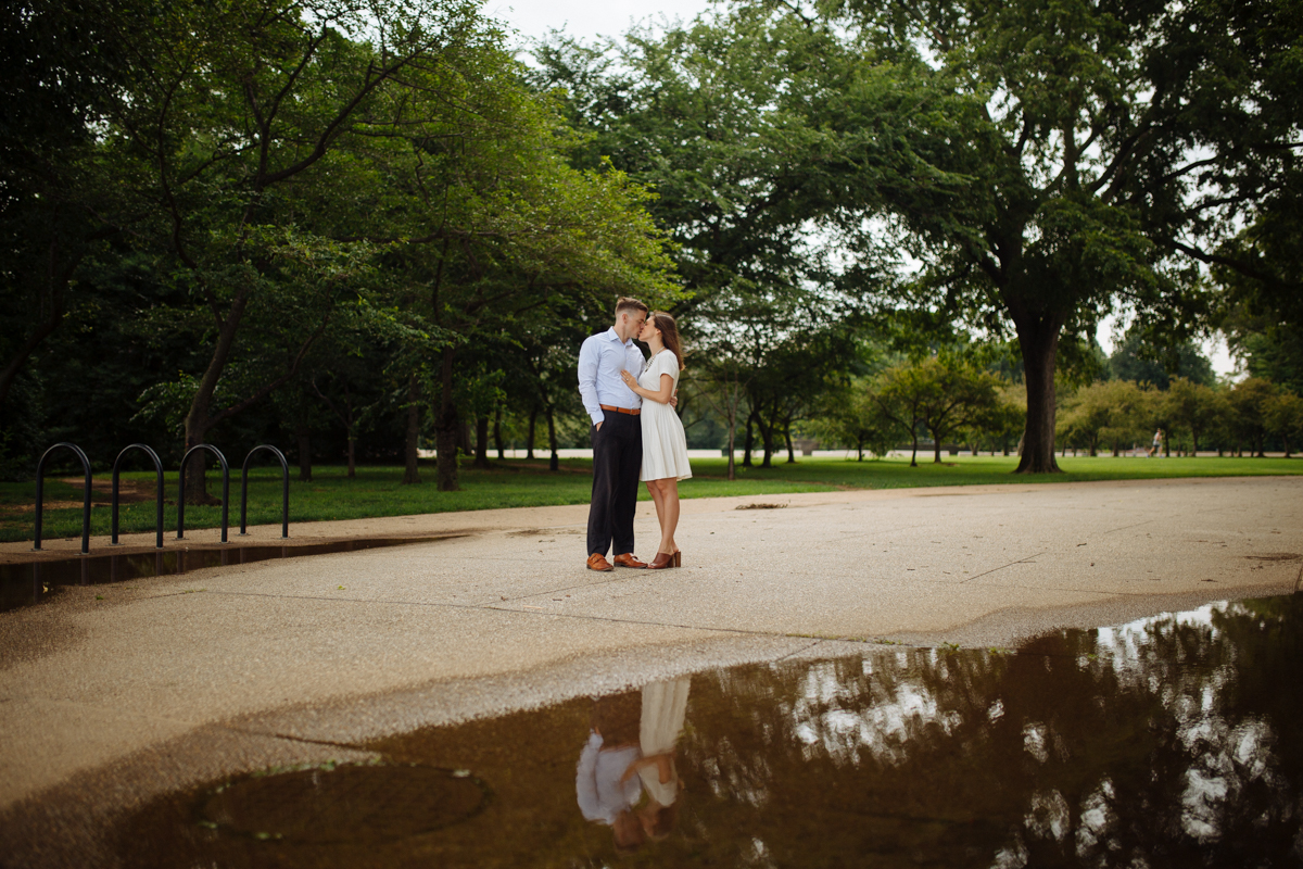 Jackie + Ryan | A Jefferson Memorial | © Carly Arnwine Photography